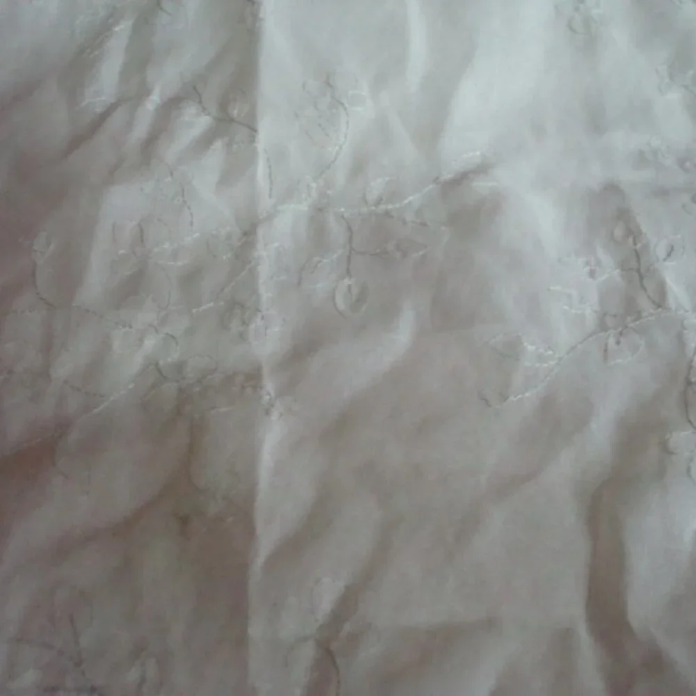 NWOT SET OF 2 SHEER CURTAIN PANELS W/NEEDLE EMBROIDERY